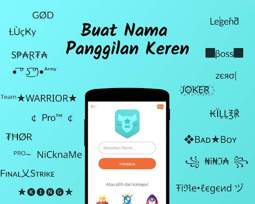 Nama samaran Pencipta screenshot 1
