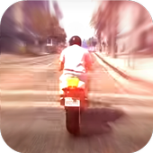 Moto combat: Simple racing icon