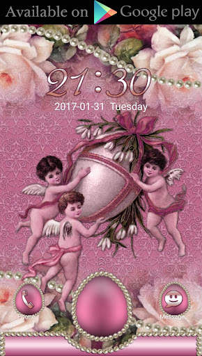 Easter Greetings Go Launcher theme screenshot 7