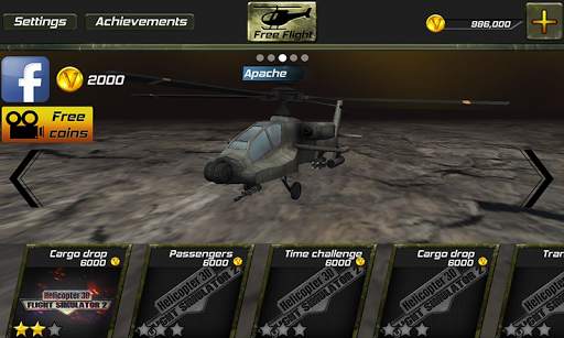 Helicopter 3D flight sim 2 screenshot 4
