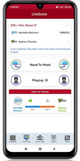 Big Bash Live Score screenshot 3