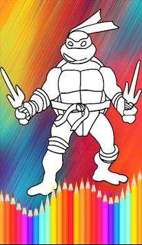 coloring ninja games screenshot 6