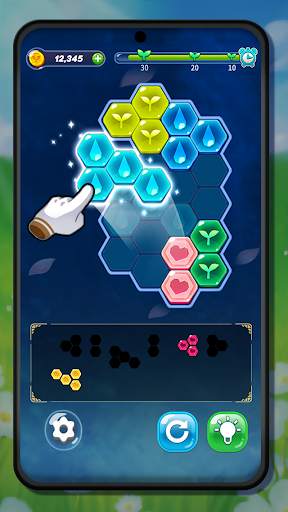 Block Hexa Puzzle: My Flower screenshot 2
