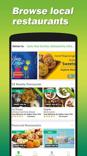 True Khana - Food Delivery from Local Restaurants screenshot 1
