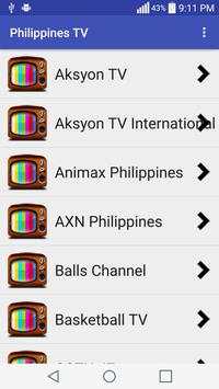 Philippines TV All Channel HD! स्क्रीनशॉट 2