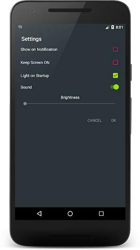 Flashlight - Torch widget screenshot 8