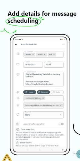 Whatscheduler: Auto Messaging screenshot 2