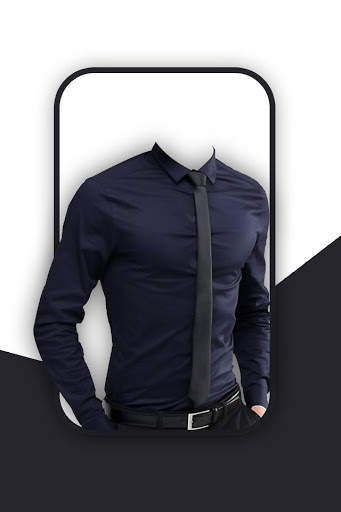 Men Shirt With Tie Suit Photo Editor screenshot 2