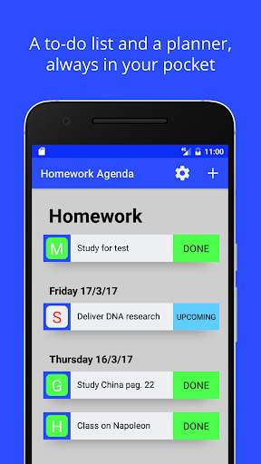 Homework Agenda screenshot 2