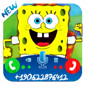 Fake Call From Sponge Bob icon