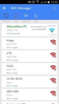 Wifi Manager And Optimizer screenshot 1