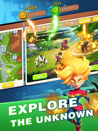 Idle Battles:Heroes vs Zombies screenshot 8