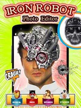 Iron Robot Photo Editor 4 تصوير الشاشة