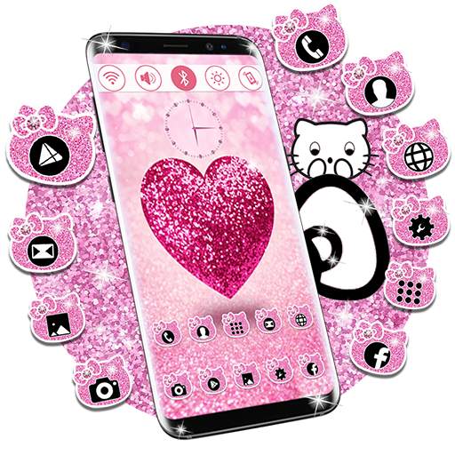 Glitter Diamond Kitty Launcher 1.2
