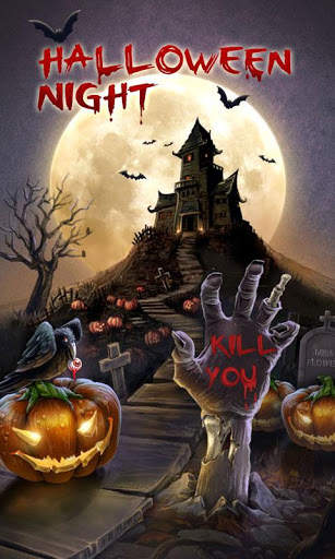 Halloween Night GO Theme screenshot 1
