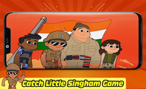 Catch Little Singham 3D Game screenshot 1