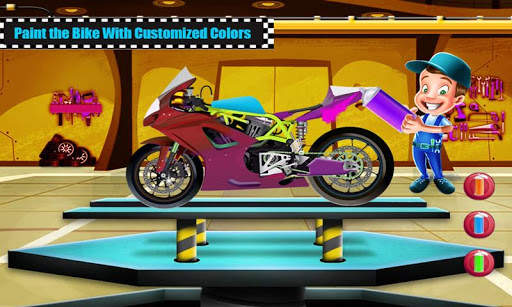 Sports Motorbike Maker Factory - Bike Builder Game screenshot 4
