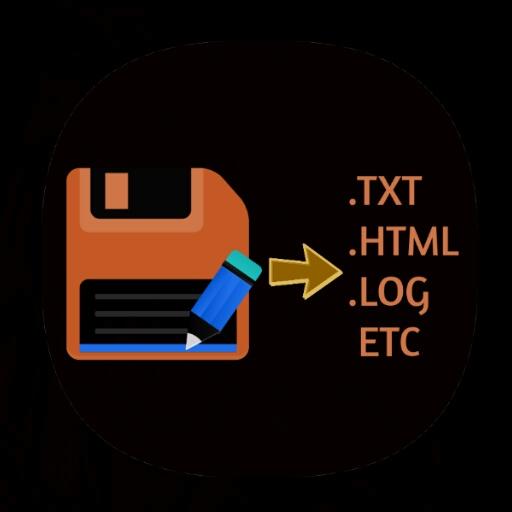 Save As any file - Create, Edit &amp; Save text files icon