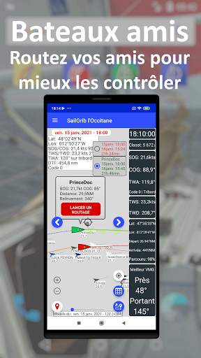 SailGrib pour Virtual Regatta screenshot 6