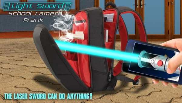 Light Sword School Camera Prank screenshot 1