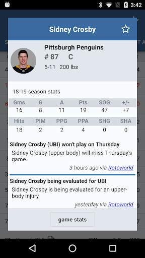 Sports Alerts - NHL edition screenshot 2