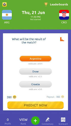 Sportsie: World Cup Predictions & Win FREE Prizes screenshot 2