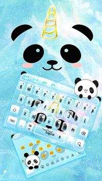 Love Unicorn Panda Keyboard screenshot 3