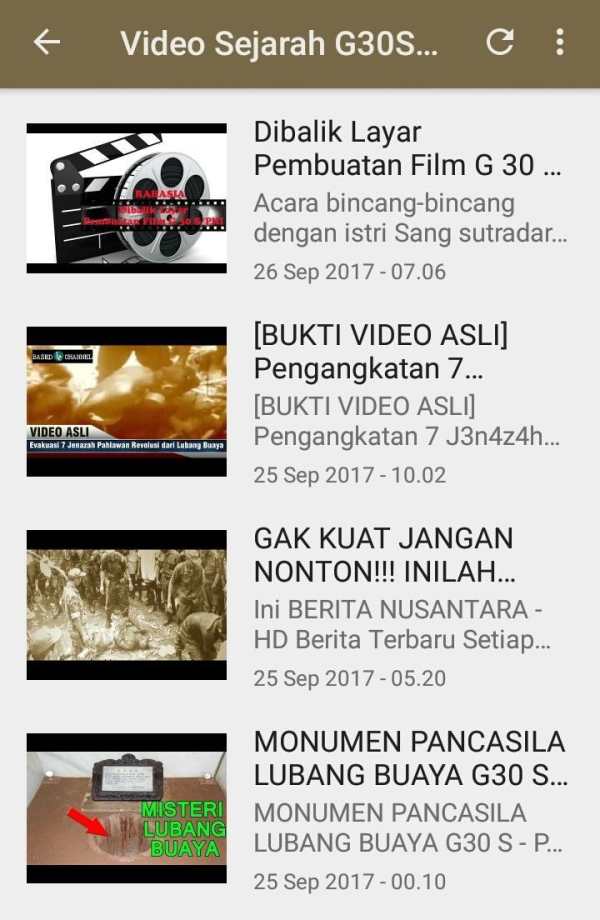Video Sejarah G30S PKI screenshot 4