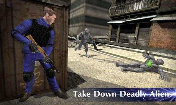 Secret Agent Vs Alien Invasion: Free Shooting Game screenshot 5