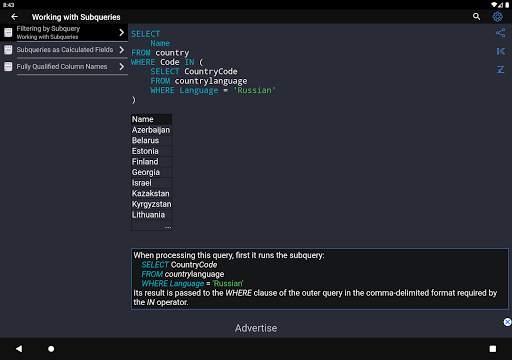 SQL Free स्क्रीनशॉट 22