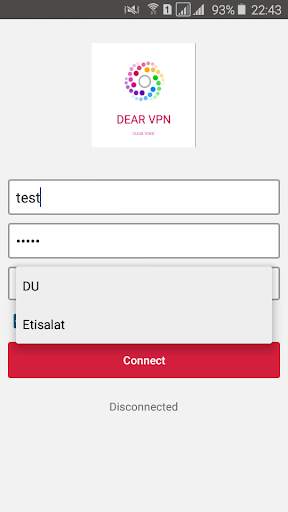 Dear VPN screenshot 1