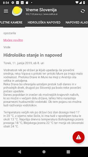 Vreme Slovenija screenshot 23