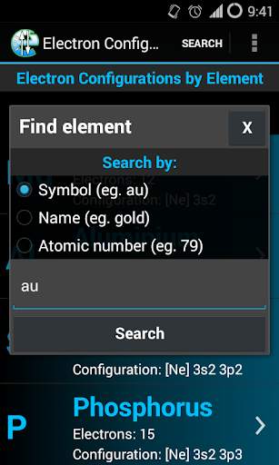 Electron Config Lite screenshot 8