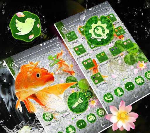 Koi Fish Launcher Theme screenshot 2