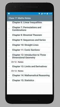 Class 11 Maths Notes screenshot 2