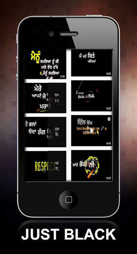 Black Background Lyrics Video Status screenshot 3