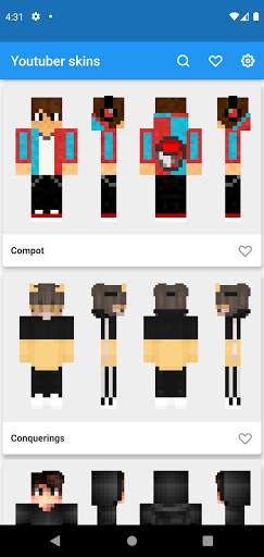 Boy skins for minecraft pe screenshot 1