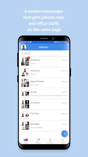 ServiceX Jobsite Messenger screenshot 1
