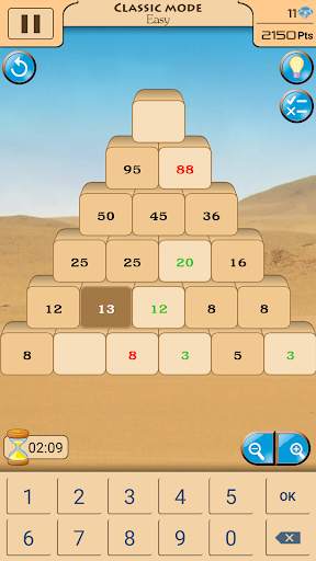 Sapphire Pyramid: Jeu de nombres screenshot 6