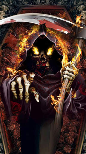 Flames Hell Moloch-APUS Launcher theme screenshot 7