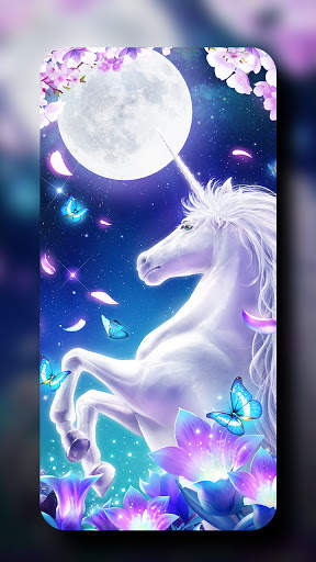 Graceful Unicorn Live Wallpaper screenshot 5