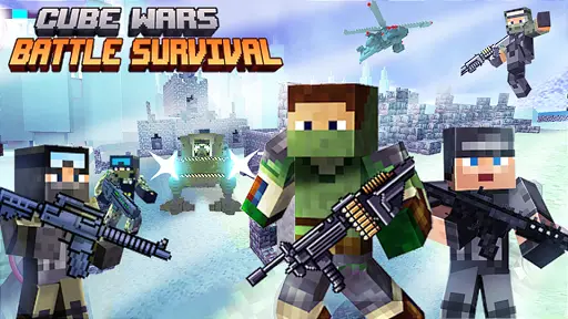 Cube Wars Battle Survival screenshot 1