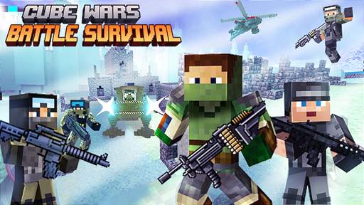 Cube Wars Battle Survival screenshot 1
