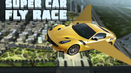 Super Car Fly Race screenshot 1