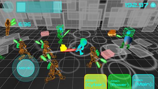 Stickman Neon Warriors: Sword Fighting screenshot 4