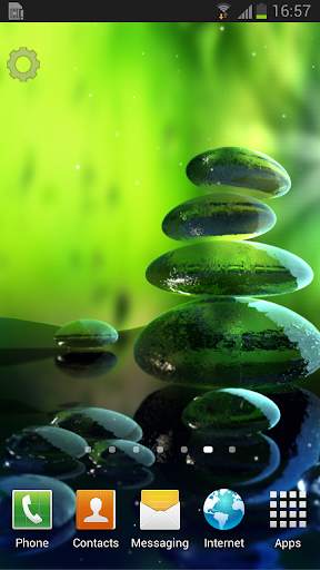 Green Zen Live Wallpaper screenshot 2