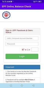 EPF Online &  Balance Check screenshot 2