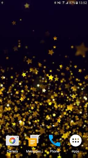 Gold Stars Live Wallpaper screenshot 4