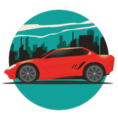 Drive town rush race icon