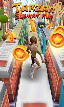 Subway Tarzan Adventure run! screenshot 4